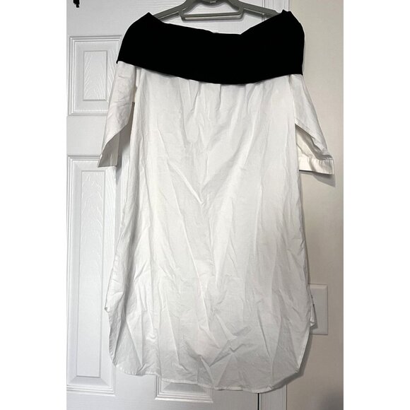 Acne Studios Oversized Cotton Poplin Off shoulder Cotton Shirt Dress Size M lux - Picture 1 of 7